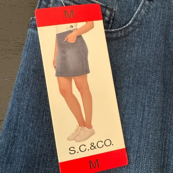 NWT Denim Blue Women's Skirt - Picture 6 of 12